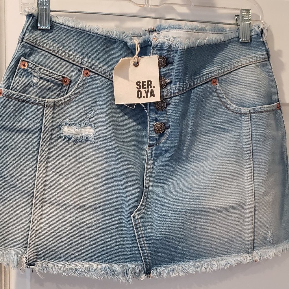 NWT: SER.O.YA Keenan Mini Skirt Sizes: 25,26,27,28 - Picture 7 of 10